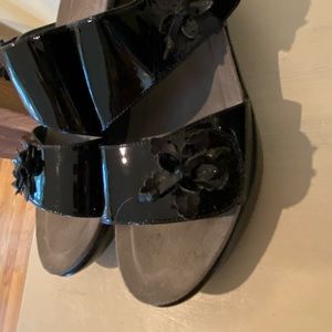 Velcro Black Patton Leather “Dansko Clogs.